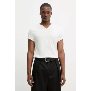 ZADIG&VOLTAIRE tricou din bumbac culoarea bej, uni, JMTN01631 imagine