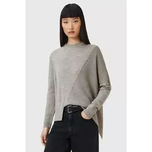 AllSaints pulover de lână ISLA culoarea gri, light, W004KD imagine