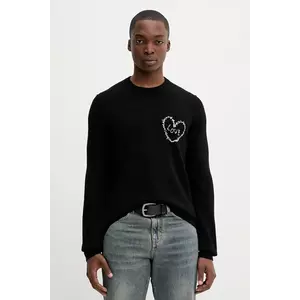 ZADIG&VOLTAIRE pulover de lână culoarea negru, light, KMSW01793 imagine