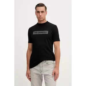 Karl Lagerfeld tricou culoarea negru, cu imprimeu, 554221.755035 imagine