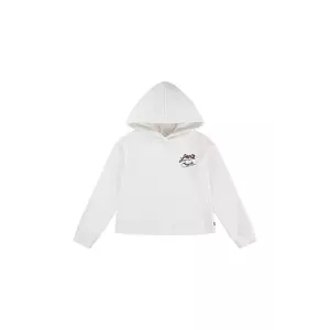 Levi's bluză copii MEET AND GREET WESTERN HOO culoarea bej, cu glugă, cu imprimeu, 4EN658 imagine