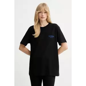 Iceberg tricou din bumbac culoarea negru imagine
