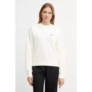 Barbour hanorac de bumbac culoarea bej, uni, LOL0623 imagine