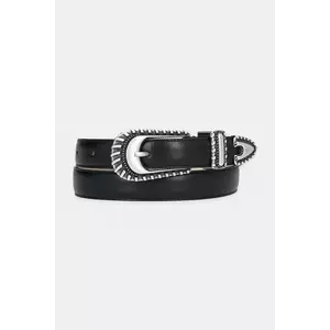 IRO curea de piele culoarea negru, WP127BELLY imagine