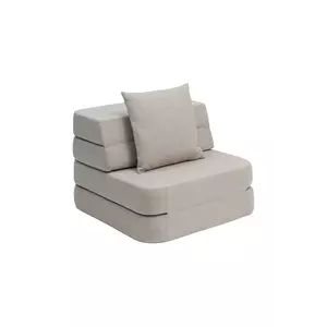 By KlipKlap canapea multifuncțională cu un singur loc 70 x 70 x 36 cm culoarea bej imagine