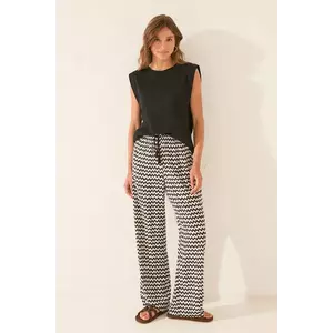 women'secret pantaloni de pijama femei, culoarea negru, 3702233 imagine