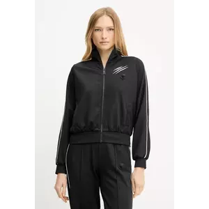 PLEIN SPORT bluză culoarea negru, cu imprimeu, FAEC WJB1894 STE003N imagine