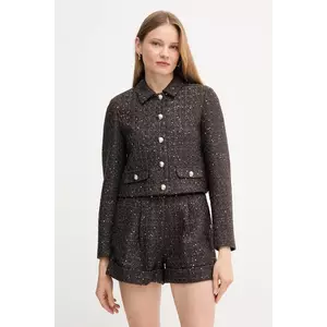 Gaudi sacou din lână culoarea maro, un singur rând de nasturi, uni, 521FD35003 imagine