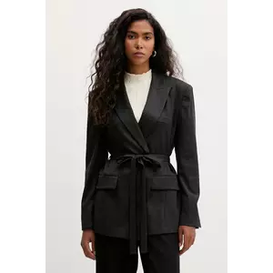 Marella sacou Emme by Marella culoarea gri, desfacut, uni, 2525046151200 imagine