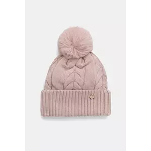 Jamiks căciulă de lână pentru copii DRACO II culoarea roz, JZI246 imagine