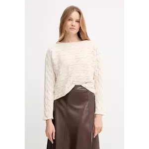 OUI pulover culoarea bej, light, 94609 imagine