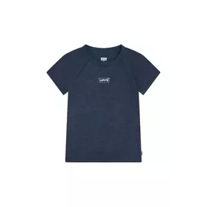 Levi's tricou copii COLOR BLOCK RAGLAN TOP culoarea bleumarin, 4EN517 imagine