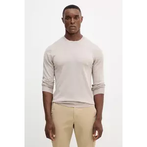 Hackett London pulover de lână culoarea bej, light, HM7000006 imagine