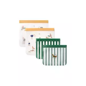 Liewood pungi pentru alimente Rebus Reusable Food Bags 4-pack LW20172 imagine