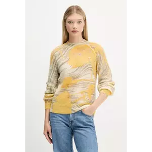 Desigual pulover de lână HYDER culoarea bej, light, 25WWJF31 imagine