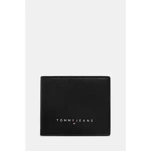 Tommy Jeans portofel de piele culoarea negru, AM0AM13695 imagine