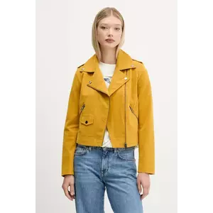 Desigual geacă ramones MUST culoarea galben, de tranziție, 25WWEW69 imagine