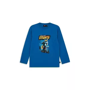 Lego longsleeve din bumbac pentru copii LWTAFFY 615 cu imprimeu, 11010919 imagine