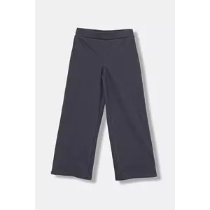 United Colors of Benetton pantaloni de trening pentru copii culoarea gri, uni, 46D6CE04C imagine