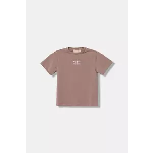 Elisabetta Franchi tricou copii culoarea roz, EFTS247.0.JE006 imagine