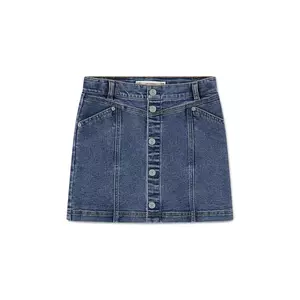 Levi's fustă fete BUTTON FRONT SKIRT mini, drept, 4EN580 imagine