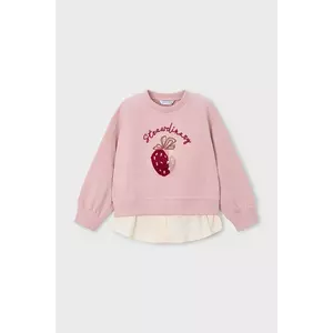 Mayoral bluză culoarea roz, cu imprimeu, 4435 imagine