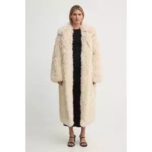 Nanushka palton KILAH femei, culoarea bej, de tranzitie, NU24FWOW40271 imagine