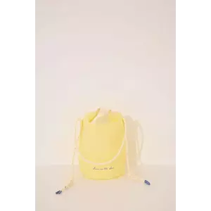 women'secret portfard culoarea galben, 4842947 imagine