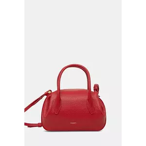 Yuzefi poșetă de piele OYSTER MINI DUFFLE culoarea rosu, YUZPF25-HB-MOYD-L060 imagine