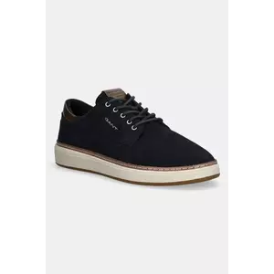 Gant sneakers din piele intoarsă Wenprep culoarea albastru marin, 31633032 imagine