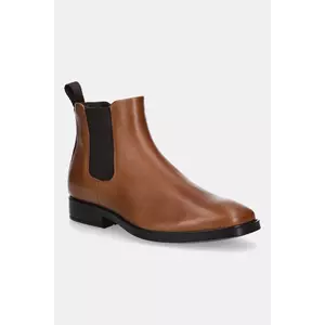 Ecco ghete chelsea de piele Metro Milan Chelsea culoarea maro, 523384-01644 imagine