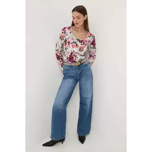 Medicine longsleeve culoarea bej imagine