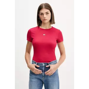 Tommy Jeans tricou culoarea negru, DW0DW17881 imagine