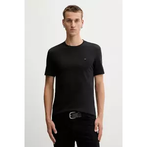 Tommy Jeans tricou din bumbac 2-pack bărbați, culoarea bleumarin, uni, DM0DM20687 imagine