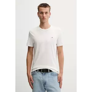 Tommy Jeans tricou din bumbac 3-pack culoarea alb, uni, DM0DM21579 imagine