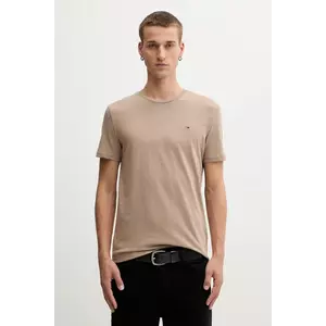 Tommy Jeans tricou culoarea bej, uni, DM0DM20363 imagine