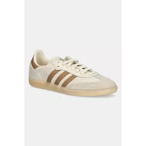 adidas Originals sneakers Samba OG culoarea bej, JI3185 imagine