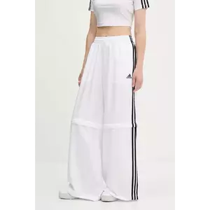 adidas Originals pantaloni de trening Oversized Trackpants culoarea alb, cu imprimeu, KE7571 imagine