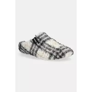 Verbenas papuci de casa YORK PLAID BORREGO culoarea bej, 5860500040 imagine