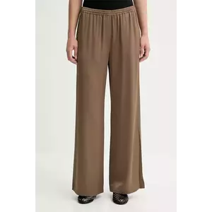 Filippa K pantaloni culoarea maro, lat, high waist, 31616 imagine