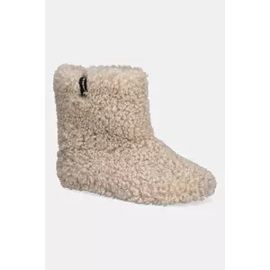 Verbenas papuci de casa YAIZA MERINO culoarea bej, 5804150859 imagine