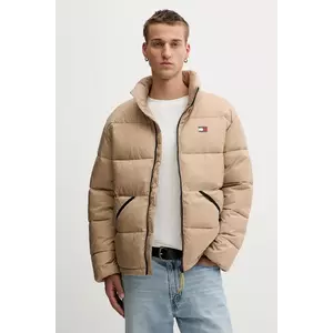 Tommy Jeans geacă culoarea maro, de iarnă, DM0DM22040 imagine