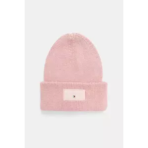 Tommy Jeans căciulă din bumbac culoarea roz, AW0AW17913 imagine