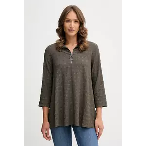 Joseph Ribkoff bluză culoarea verde, uni, 253028 imagine