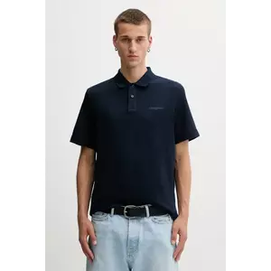 Tommy Jeans polo de bumbac culoarea bleumarin, uni, DM0DM22415 imagine