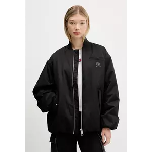 Tommy Jeans geacă culoarea negru, de iarnă, oversize, DW0DW21629 imagine
