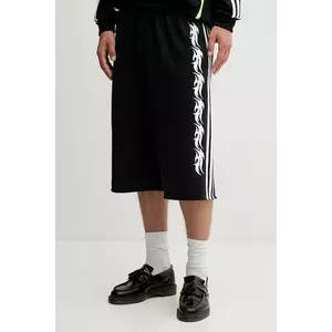 adidas Originals pantaloni scurți Spiders Oversized Inch Sweat Shorts culoarea negru, JW0205 imagine