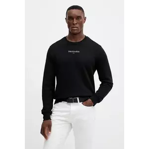 Trussardi hanorac de bumbac culoarea negru, cu imprimeu, G8158000085N imagine