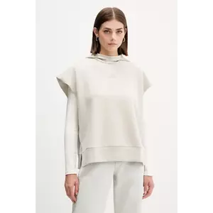 adidas bluză ALL SZN culoarea bej, cu glugă, uni, JV9887 imagine