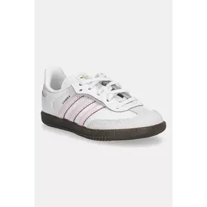 adidas Originals sneakers pentru copii SAMBA OG culoarea alb, JQ2847 imagine